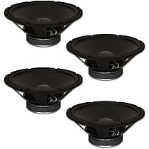 Goldwood Sound GW-15PC-4 15" Subwoofer Pair - 4 Ohm, 550W Max Each, Poly-Mica Cone & Rubber Surround For PA, DJ, Car Audio