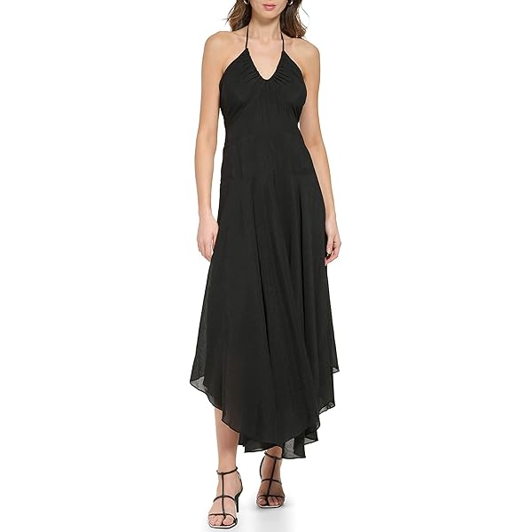 Women's Maxi Dresses Solid Backless Dress at Amazon Women's Clothing store