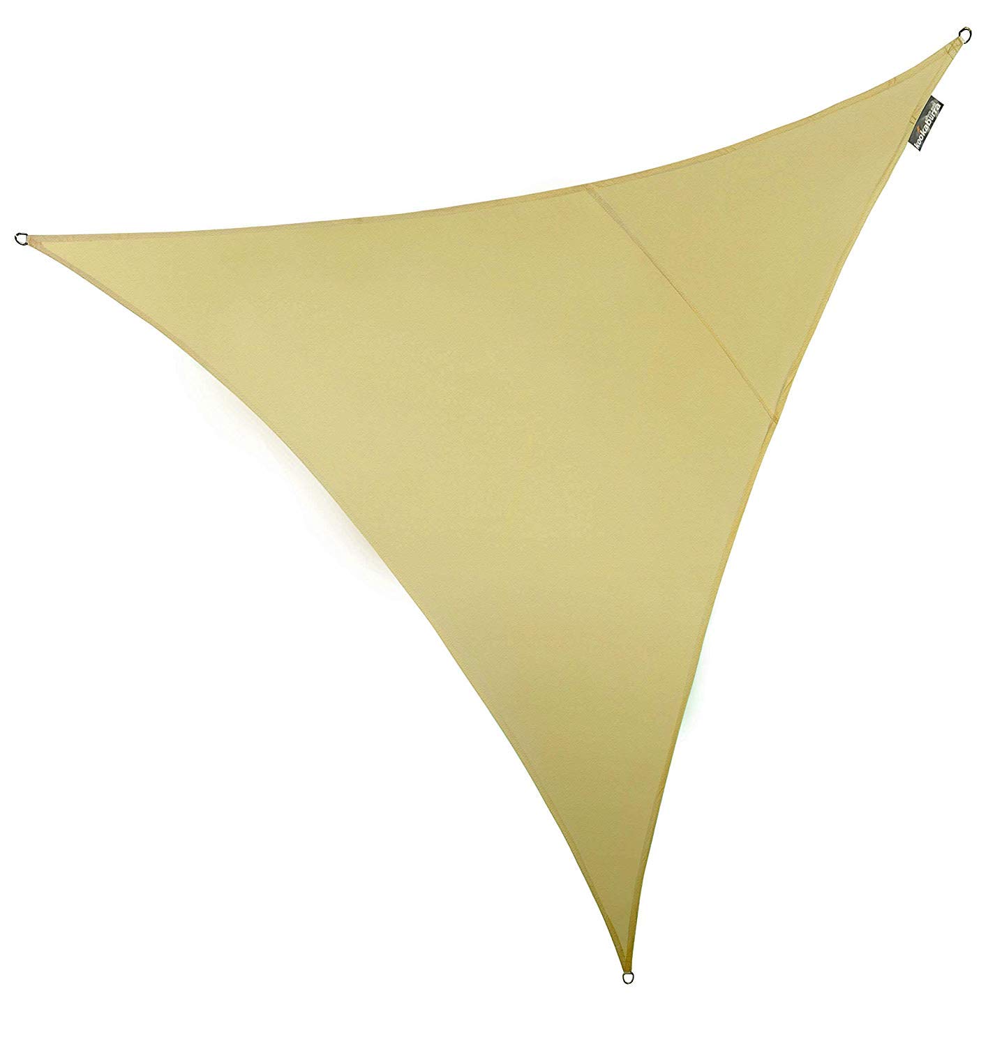 Kookaburra Waterproof Garden Sun Shade Sail Canopy in Sand 98% UV Block (3.6m Triangle)