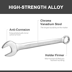 Jetech 38mm Combination Wrench, Industrial Grade