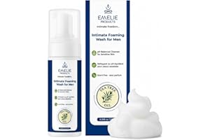 Emelie Products Intimate Foaming Wash for Men – Refreshing Daily Cleanser with Tea Tree, Eucalyptus & Aloe vera Juicy, Gentle