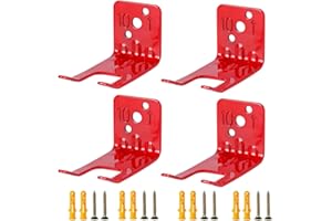 4 Universal Fire Extinguisher Bracket,Fork Style Fire Extinguishers Hanger,Fire Extinguisher Mounts for All Dry Chemical and 