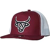 Lost Calf 3D Logo Maroon White Mesh - Hats Cap