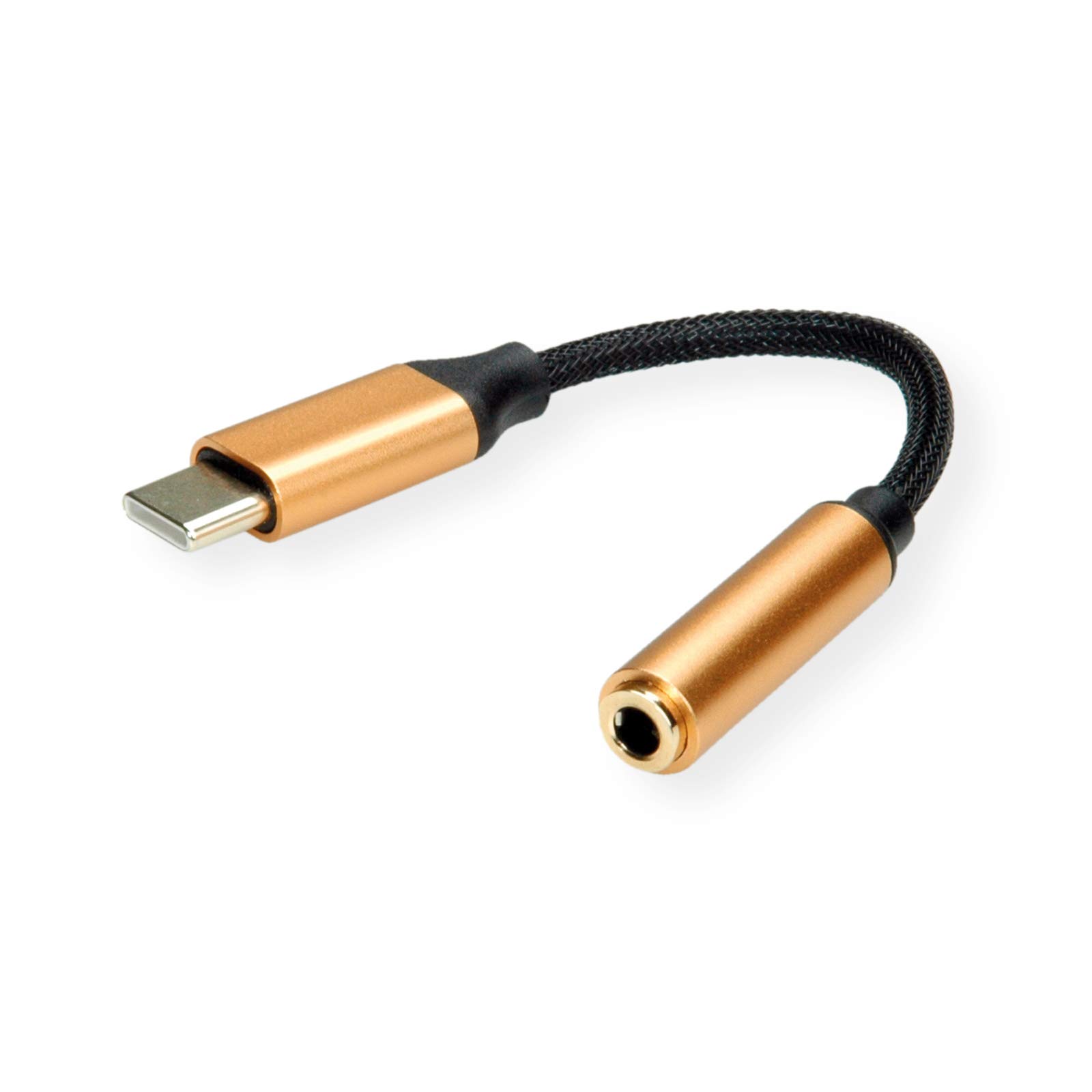 ROLINE GOLD Adaptor USB Type C - 3.5 mm Audio, ST/BU, 0.13 m