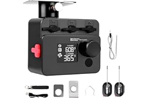 ACESIDN Bluetooth BBQ Grill Temperature Controller, Automatic Smoker Fan for Big Green Egg, Kamado Joe, Primo, Vision Grill, Akorn Kamado (External Power Source Required)