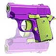 Easter Basket Stuffers,1911 3D Printed Small Pistol Toys, Stress Relief Pistol Toys for Adults, Suitable for Relieving ADHD, Anxiety,Easter Fillers Easter Gifts for Boys(Purple&Green)