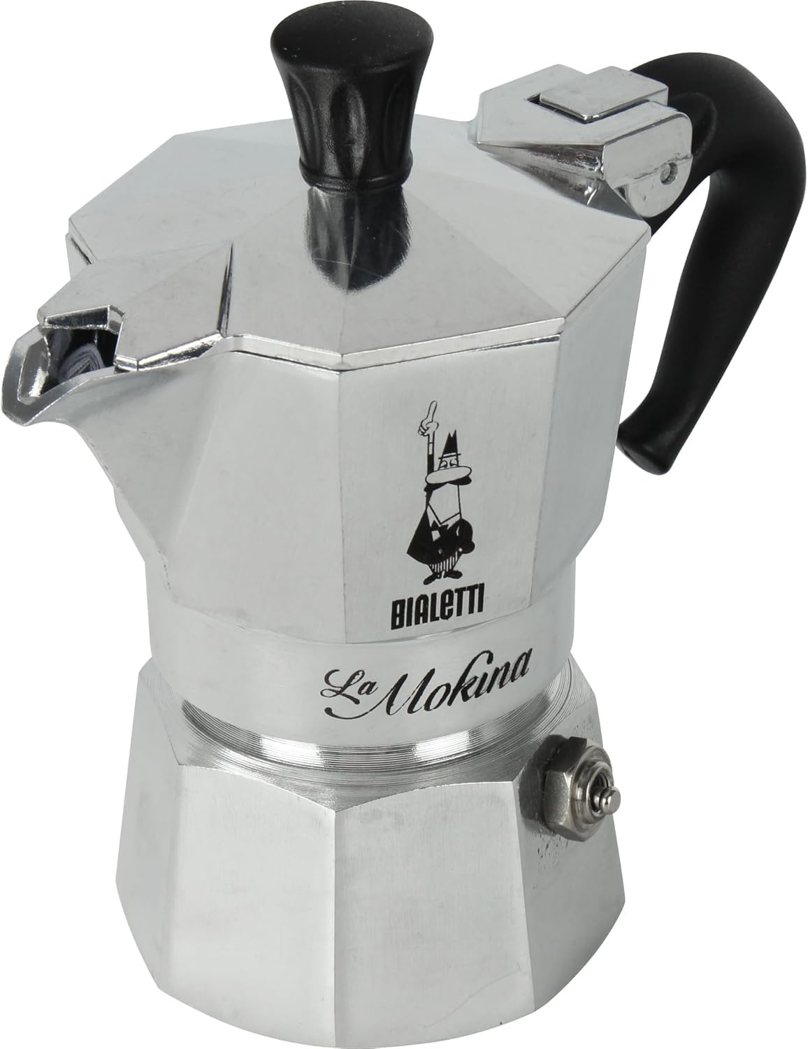 Bialetti BIA290493 Mokina coffee maker, 1/2 cup, Black