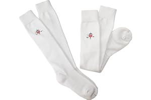 American Fencing Gear Fencing Socks - Set of 2 Pairs of Comfortable Socks for Fencing Sport (Foil, Epee, Sabre) - 100% Cotton