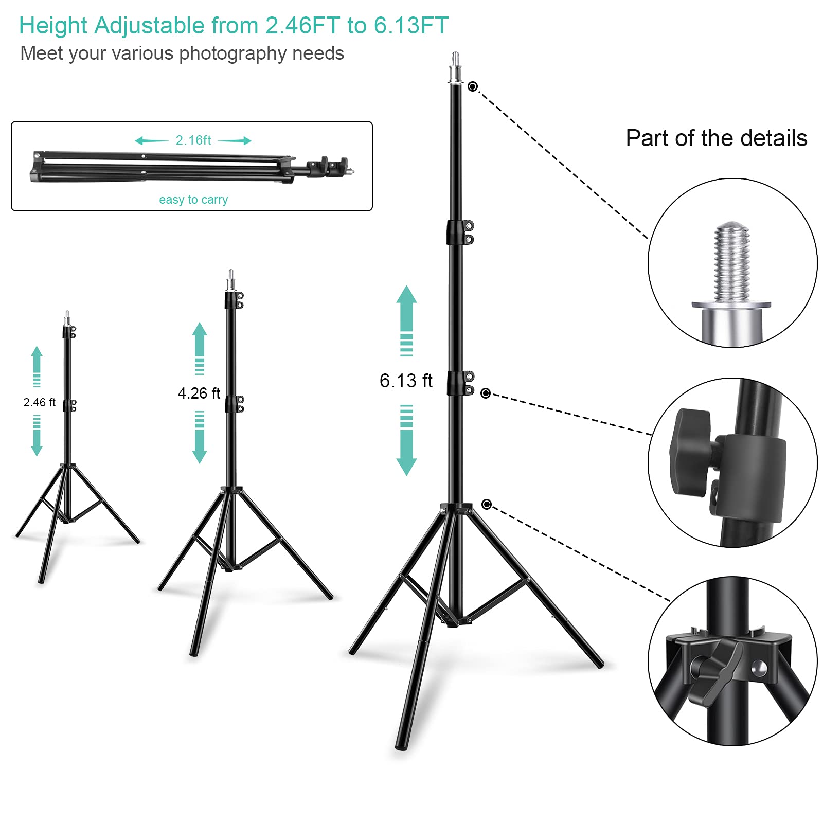 Hagibis RGB Handheld Photography Light LED Video Light Wand 9 Colors,with Built-in Rechargable Battery and Remote Control,1000 Lumens Adjustable 3200K-5600K,Hot Shoe Adapter Included. (10 Colors)