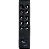 Nuki Keypad 2.0 Fingerprint Door Access, Secure Code Entry for Smart Lock, Easy Install, Keyless Entry for Kids, Seniors, Guests, Smartphone-Free Access