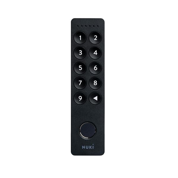 NUKI KEYPAD 2.0 FINGERPRINT DOOR ACCESS, SECURE CODE ENTRY FOR SMART LOCK, EASY INSTALL, KEYLESS ENTRY FOR KIDS, SENIORS, GUESTS, SMARTPHONE-FREE ACCESS