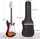 CAHAYA Electric Guitar Bag CY0225 6mm Padding Padded Backpack Black view 2