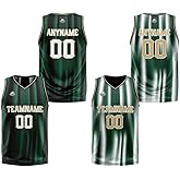 Custom Reversible Basketball Jersey Shorts Uniforms for Men Women Adult Youth Personalized Print Name Number Logo