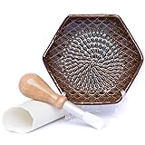 The Grate Plate 3 Piece Handmade Ceramic Garlic