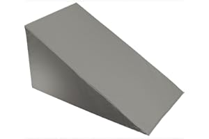 MoonRest® 24” X 24” X 10” - Bed Wedge Pillow Replacement Cover with Zipper - 100% Cotton Pillowcase for Bed Wedges - 24” X 24” X 10” - Smoky