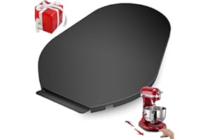 BAKEWAY Mixer Sliding Tray for KitchenAid 5-8 Qt Bowl Lift Stand Mixer - Metal Rolling Tray Kitchen Countertop Appliance Slider Storage Moving Caddy with Wheel for KitchenAid 5-8 Qt Stand Mixer