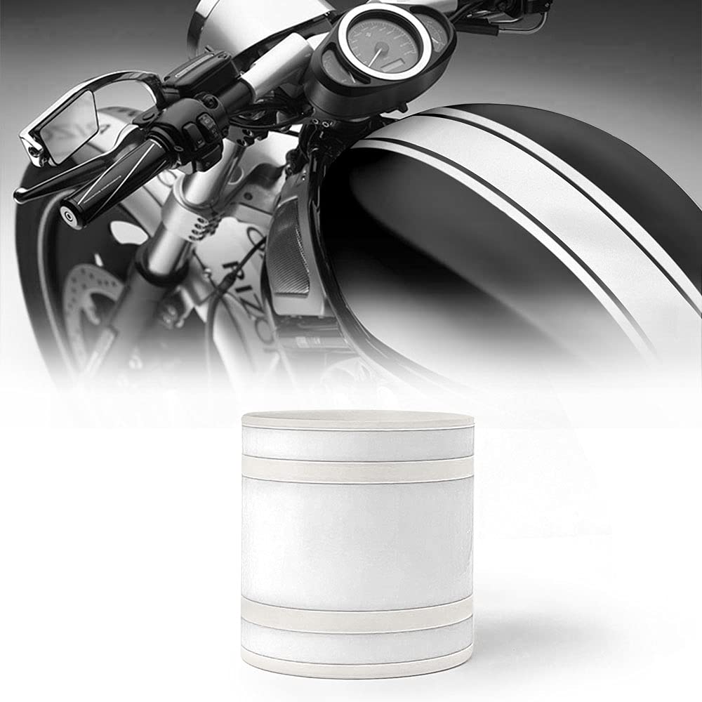 Stripes for Motorcycle, White, 8 cm x 2 mt