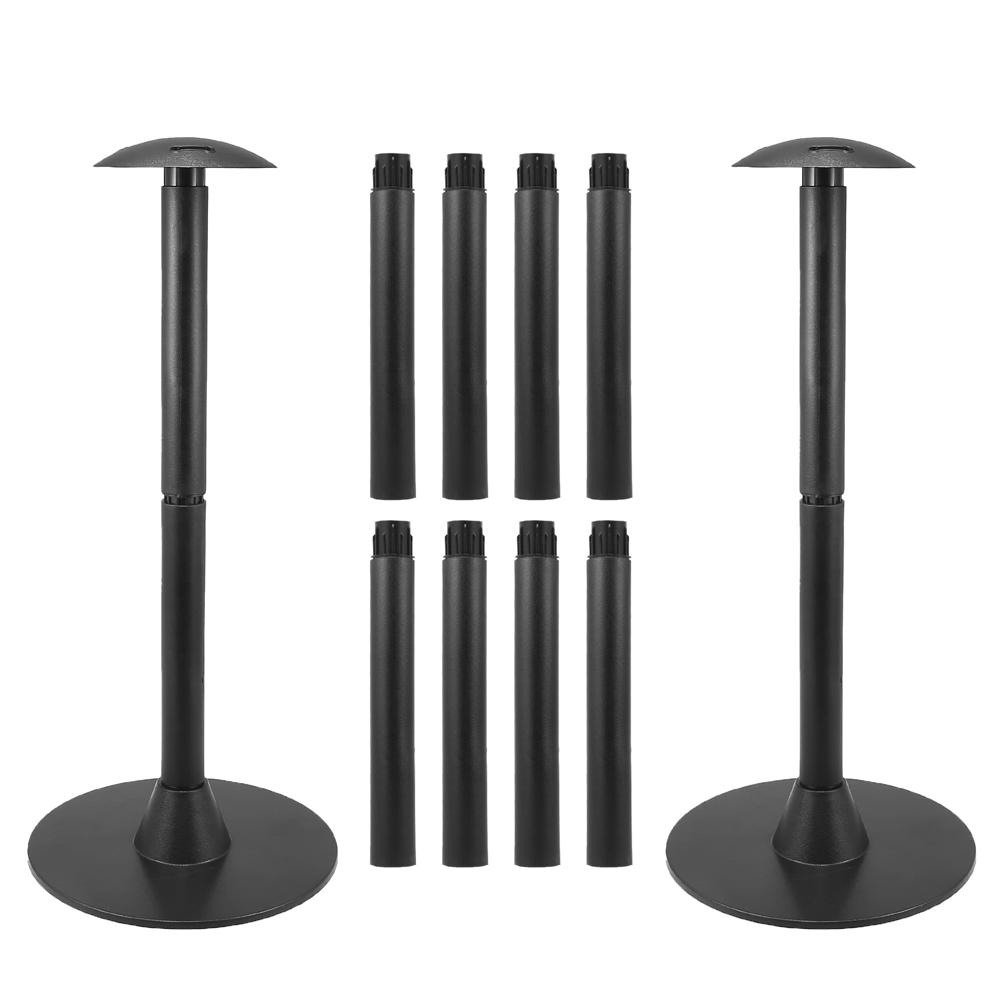 X AUTOHAUX 2pcs Boat Cover Support Pole Adjustable Height from 12" to 54"