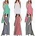 Romacci Women Casual Polka Dot Print Spaghetti Strap Boho Long Maxi Dresses