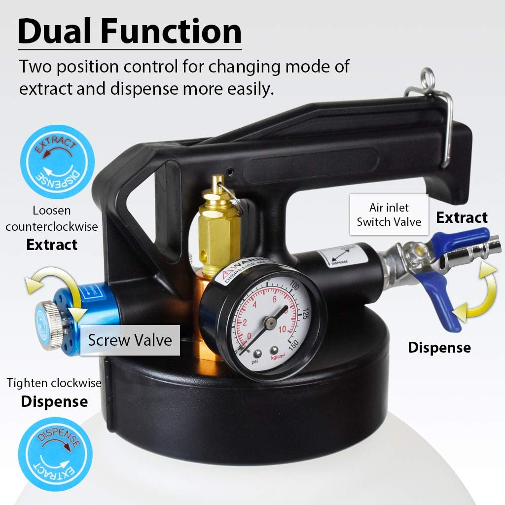 Automotive ATF Oil & Fluid Dispenser Refilling System Pump with 15