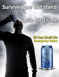 Blue Can Premium Emergency Drinking Water - 12oz 24