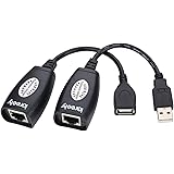 USB 2.0 to RJ45 Lan Extension Extender Adapter Over Cat5/Cat5e /Cat6 Cable