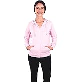 Cottonhood Women's Zip Up Hoodie - Lightweight Athletic Jacket for Women, Full Zip Soft Jersey-Knit Workout Jacket Sweatshirt