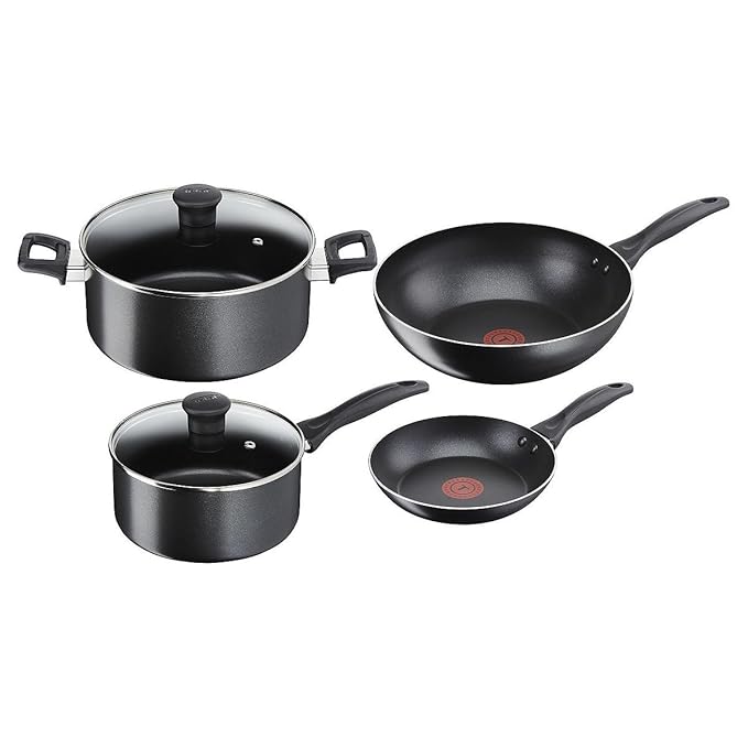 NEW Tefal Easy Care 4 Piece NonStick Cookware Set Amazon.co.uk