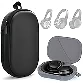 Honlyn Headphones Case for Bose QC45/QC35/QC25/QC15/Ultra Gaming Headset, QC25, PU Hard Shell Travel Carrying Case Bag with Cable Storage for Bose QC45 II, QC35 II Accessories