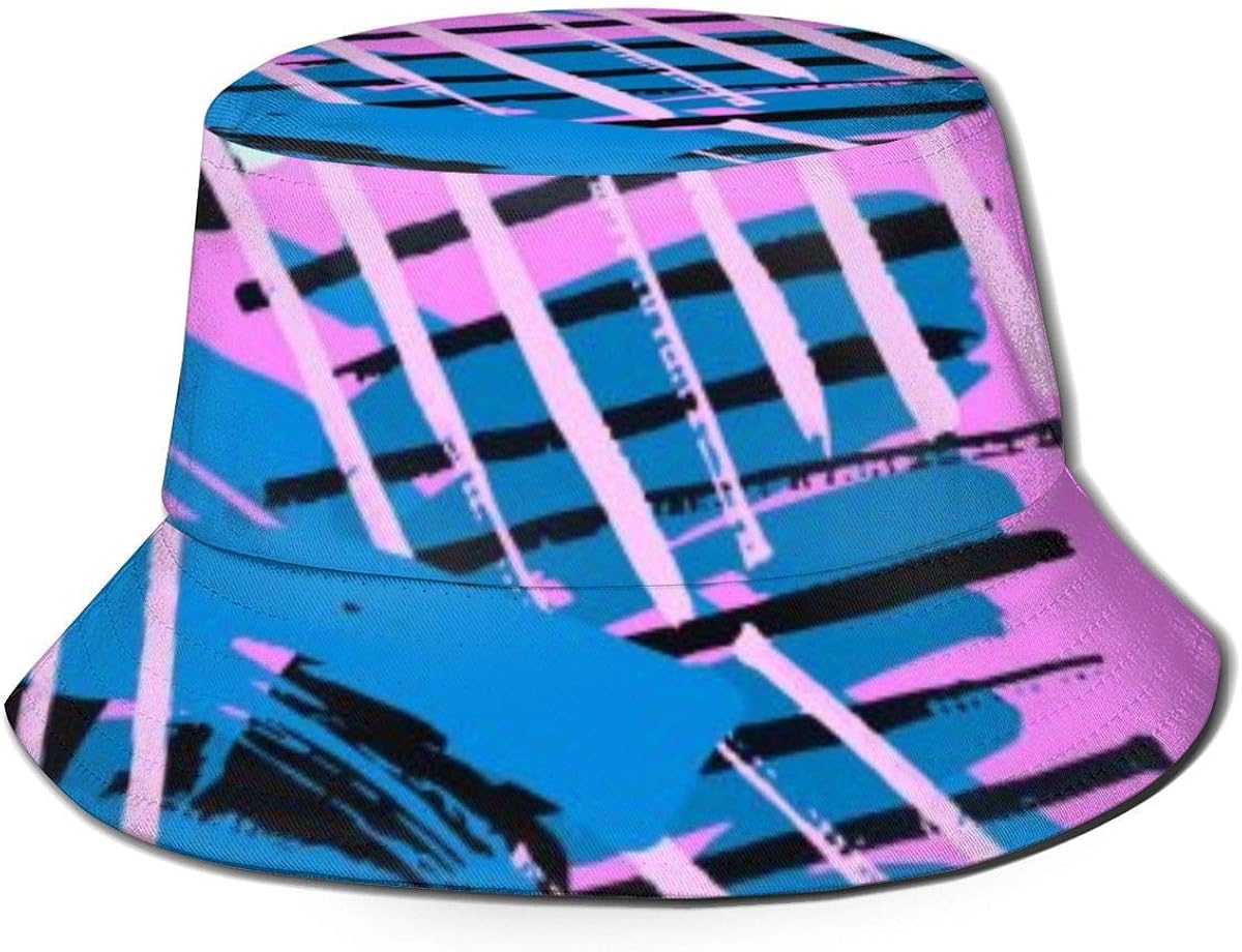 Fashion Bucket Hat für Damen & Herren Fisherman Faltbare Mütze Sun/Rain