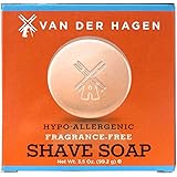 Van Der Hagen Unscented Luxury Shave Soap (3.5oz)