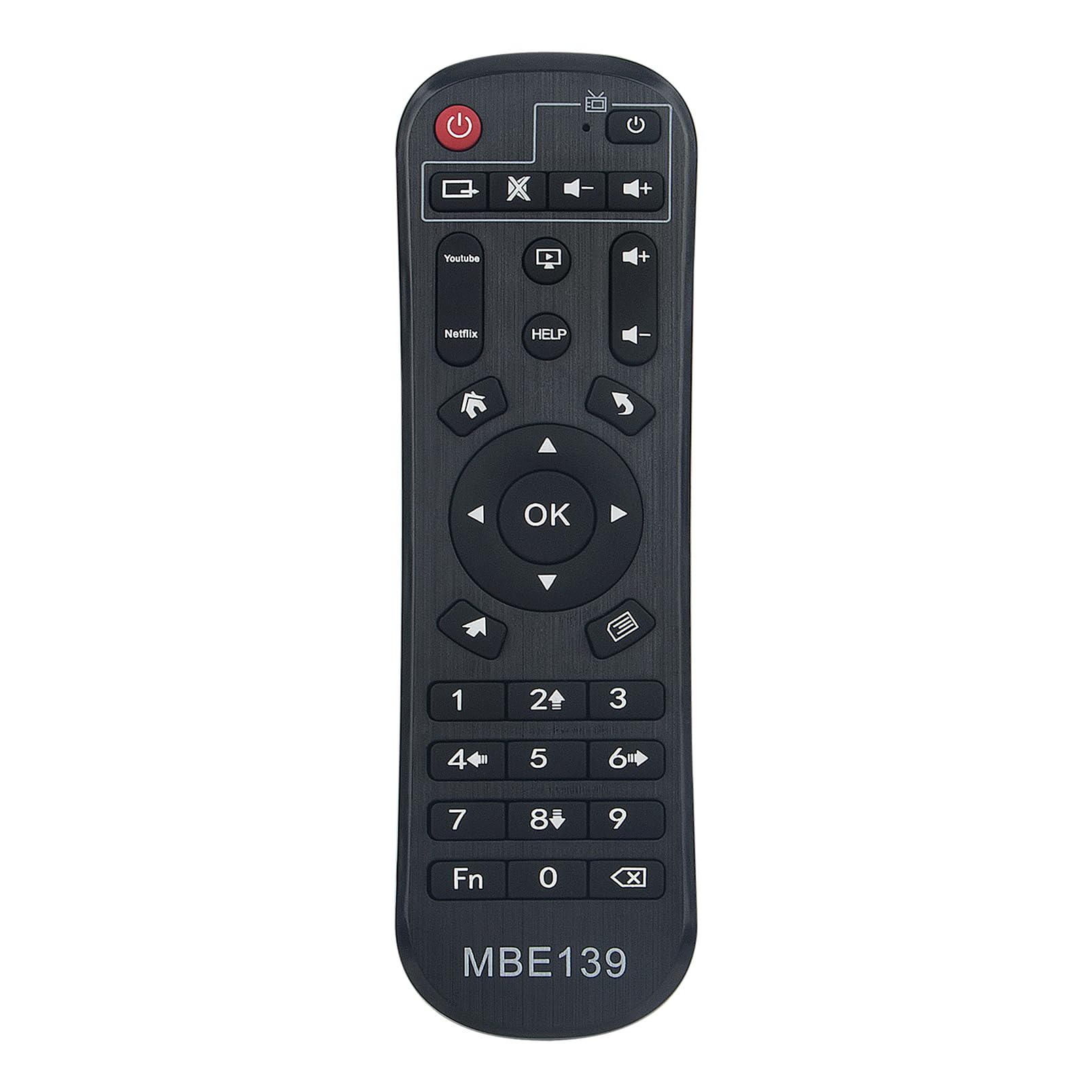 ALLIMITY Replace Remote Control fit for Android TV Box X88 PRO, X88 PRO 10, X88 PRO 20, X88 PRO 13, TV Box 10.0, TV Box 11.0, 128GB ROM RK3318 Ultra HD 4K HDR TV Box, 4GB RAM 64GB ROM TV Box