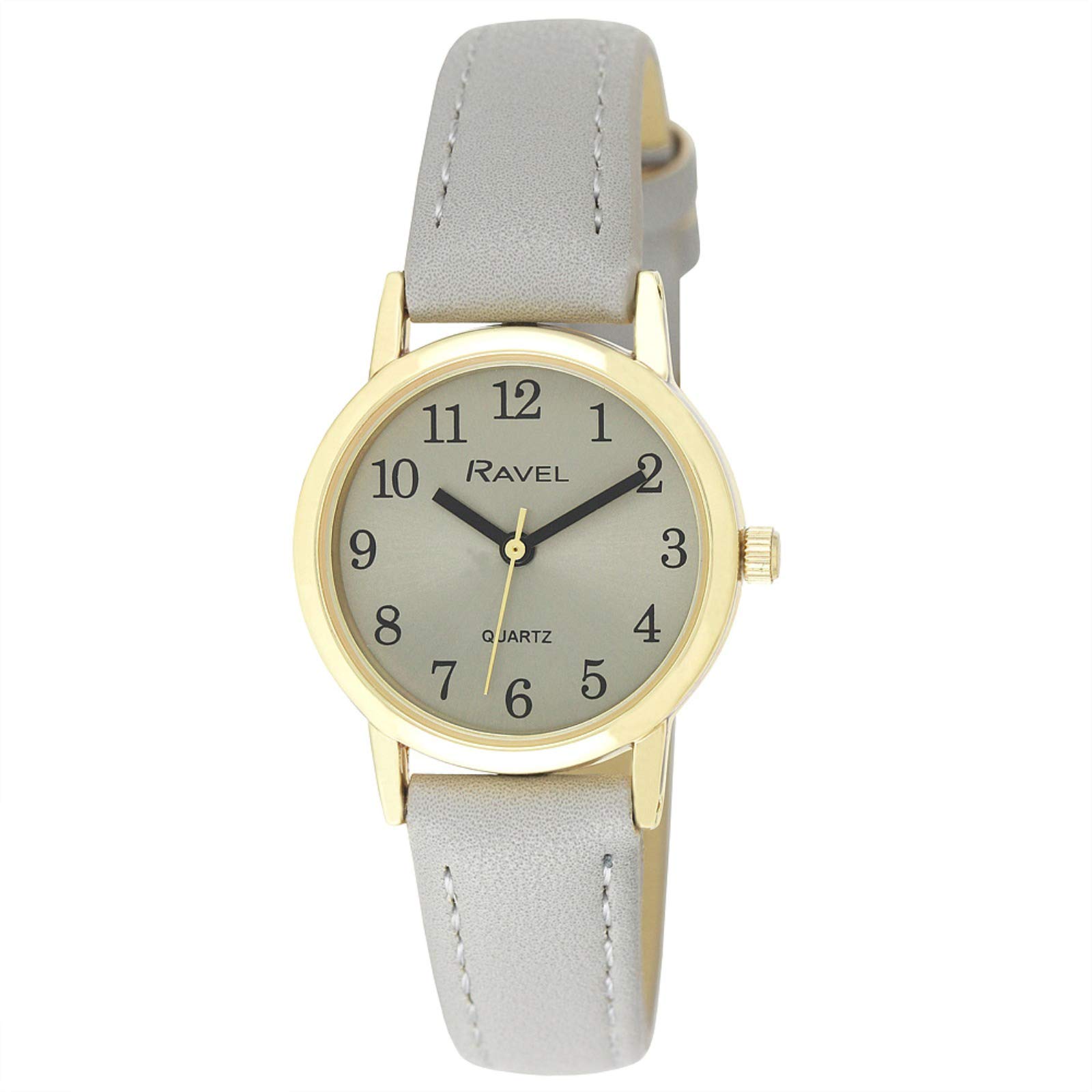 Ravel Ladies Round Matching Grey Dial Watch With Grey Strap R0137.33.2
