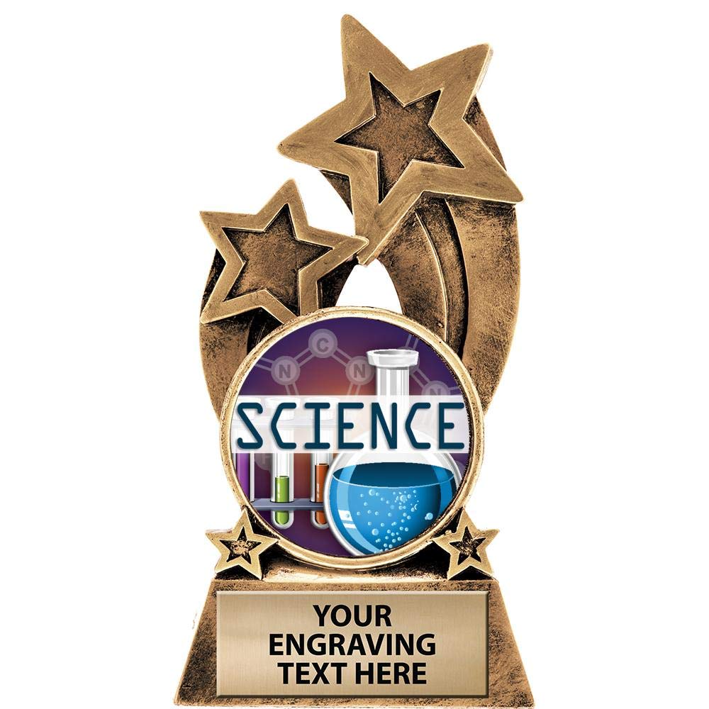 Crown Awards Science Trophy 6 Glory Resin Science Fair Trophies for