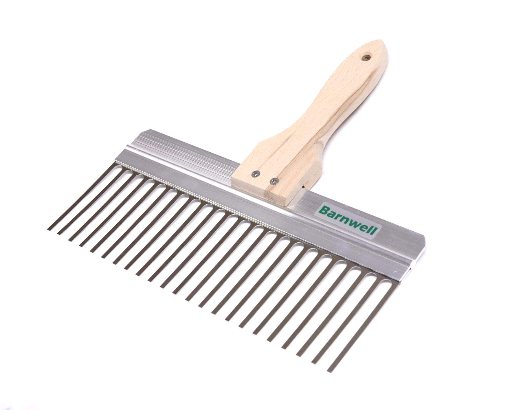 Barnwell Stainless Steel Scarifier 290mm x 85mm Prongs Plastering Drywall Render