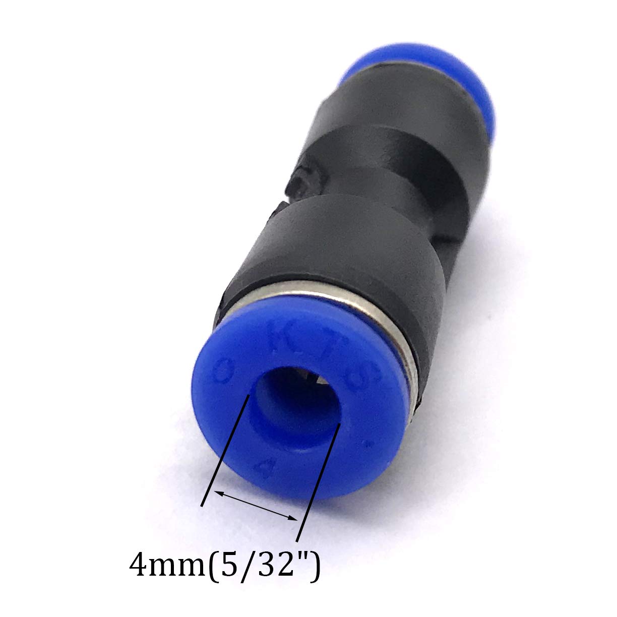 Push to Connect Pipe Tube Straight Fittings Pneumatic Air Line Connector 40Pcs 4mm/6mm/8mm/10mm