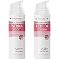 Vigority Estriol Face Cream for Women: Natural Bioidentical Estrogen Cream with Wild Yam - For Menopause Relief, Hormone Balance & Skin Firmness (4.25 Ounce (Pack of 2))