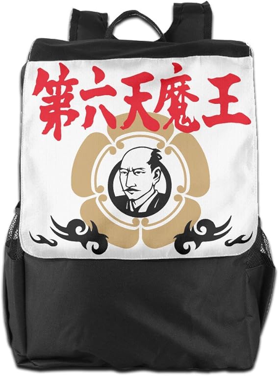 Amazon Co Jp サンニ リュック デイパック 戦国 武将 織田信長 2 男女兼用 バック ファッション 軽量 高耐久性 通勤 Black One Size 服 ファッション小物