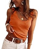 Tankaneo Womens V Neck Tank Tops 2025 Sleeveless