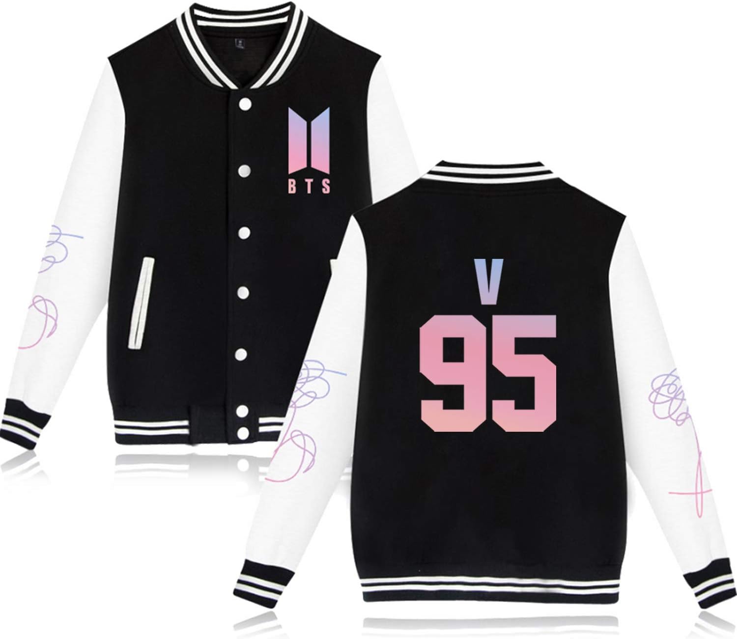 K-Pop Jacket Love Yourself Sweatshirt Suga V Jimin Jungkook Rap Jhope Jacket Hoodies Kpop Merchandise