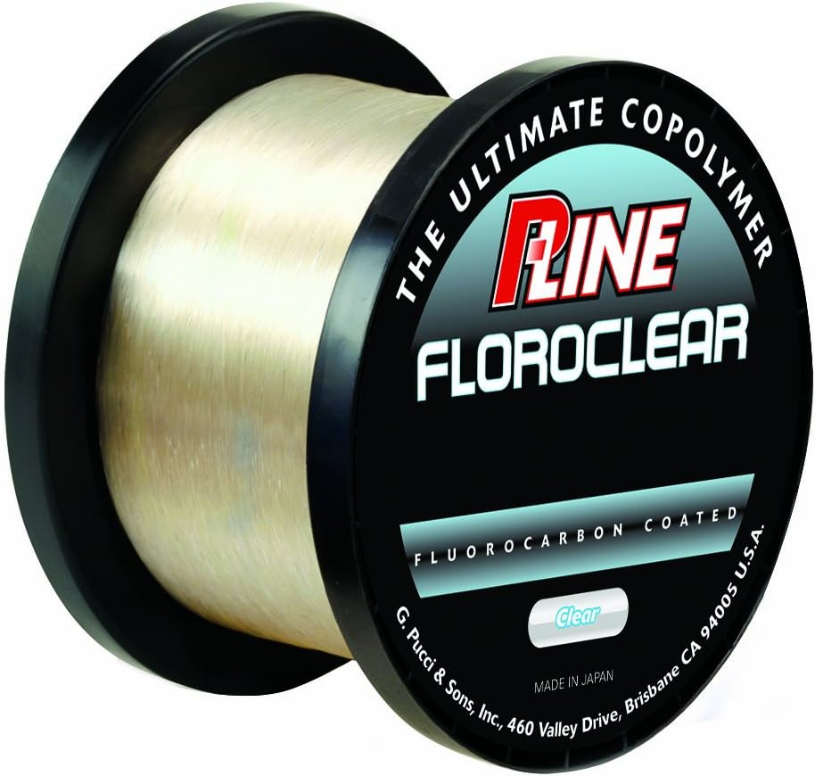 PLine Floroclear Bulk Spool Clear Fishing Line Amazon.co.uk Sports