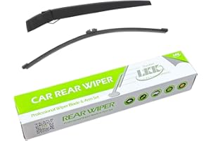 LKK Rear Windshield Wiper Arm Blade Assembly Kit Compatible with BMW X5 E70 2007-2013, X5 M 2010-2013 Rear Window Wiper Set