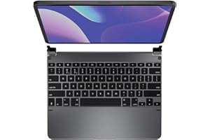 Brydge Pro 12.9 Keyboard for iPad Pro 12.9-inch 3rd Generation Model (2018) | Aluminum Wireless Bluetooth Keyboard with Backlit Keys | Long Battery Life | (Space Gray)
