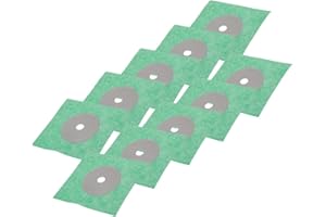 Repa Market 10 Pack 'Hidrotape T' 3/8'' to 1-1/8'' Waterproofing Sleeve - Pipe Seal - Pipe Wrap - Waterproofing Material for Shower/Bathroom/Drain Pipes - Fabric Base with Rubber Polymer Guard