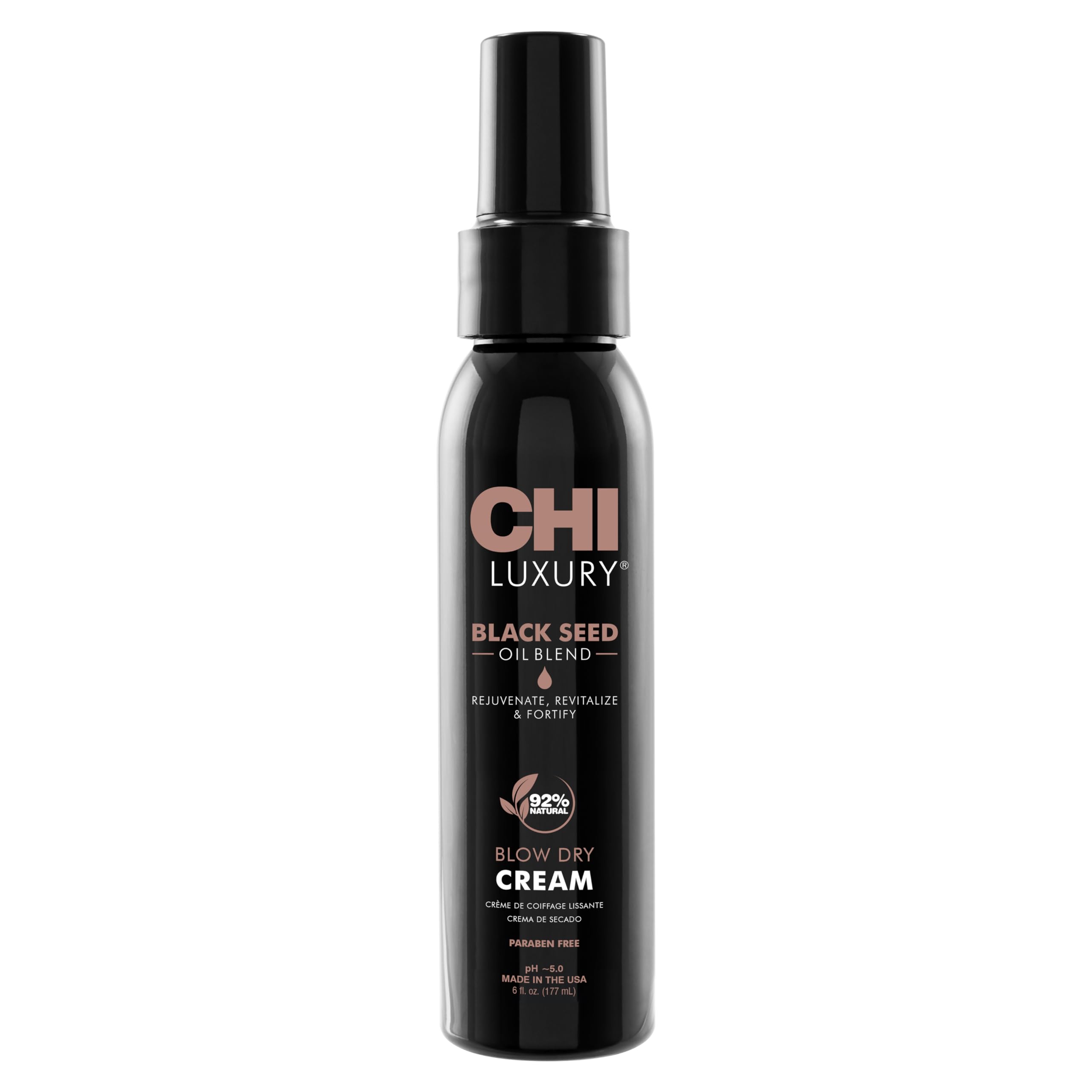 CHI Luxury Black Seed, Blow Dry Cream, 177 ml, White