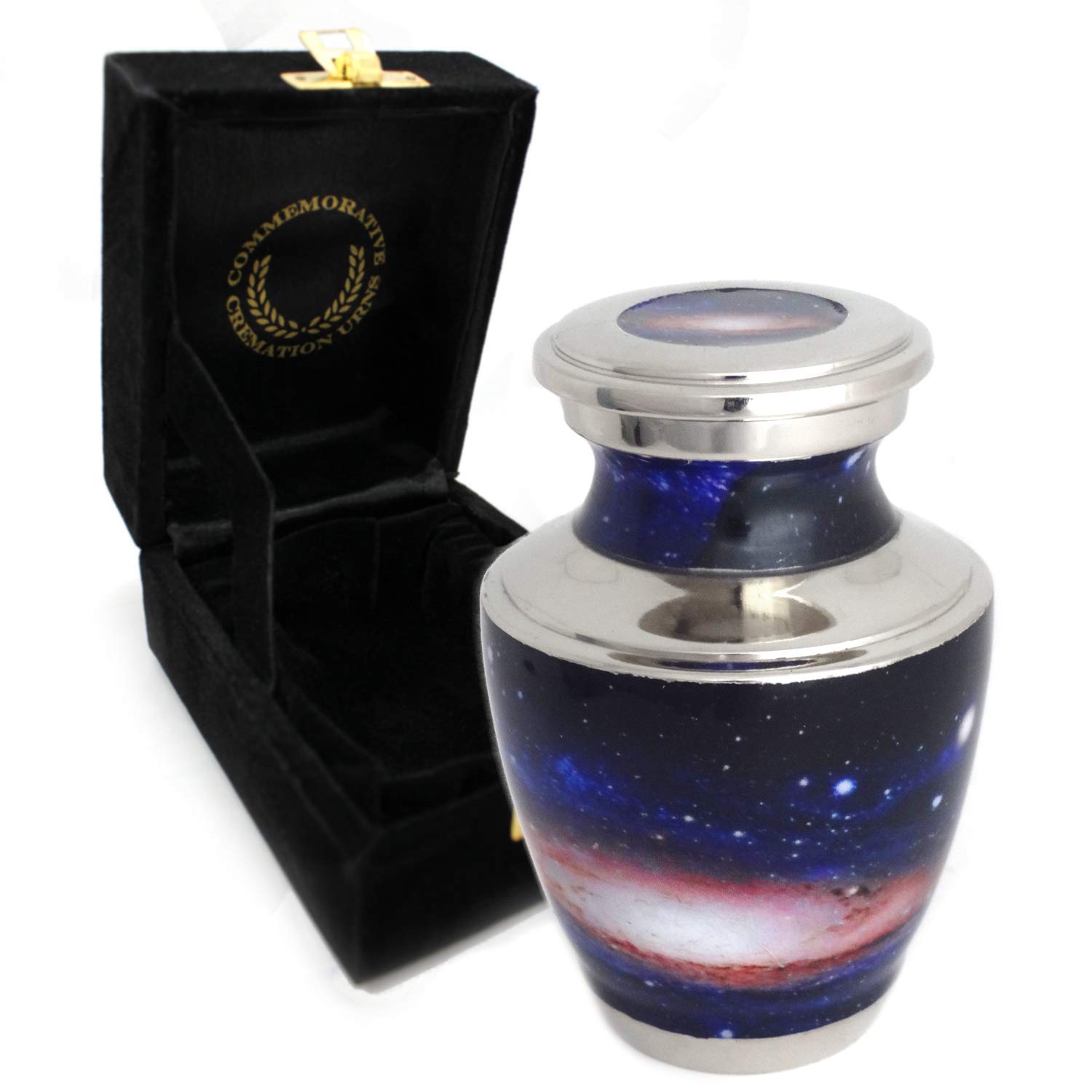 Galaxy Cremation Urn for Ashes Adult Male - Personalized Cremation Urns for Human Ashes Adult Man Decorative Urns - Beautifully Handcrafted Urns for Ashes Urn for Ashes for Women