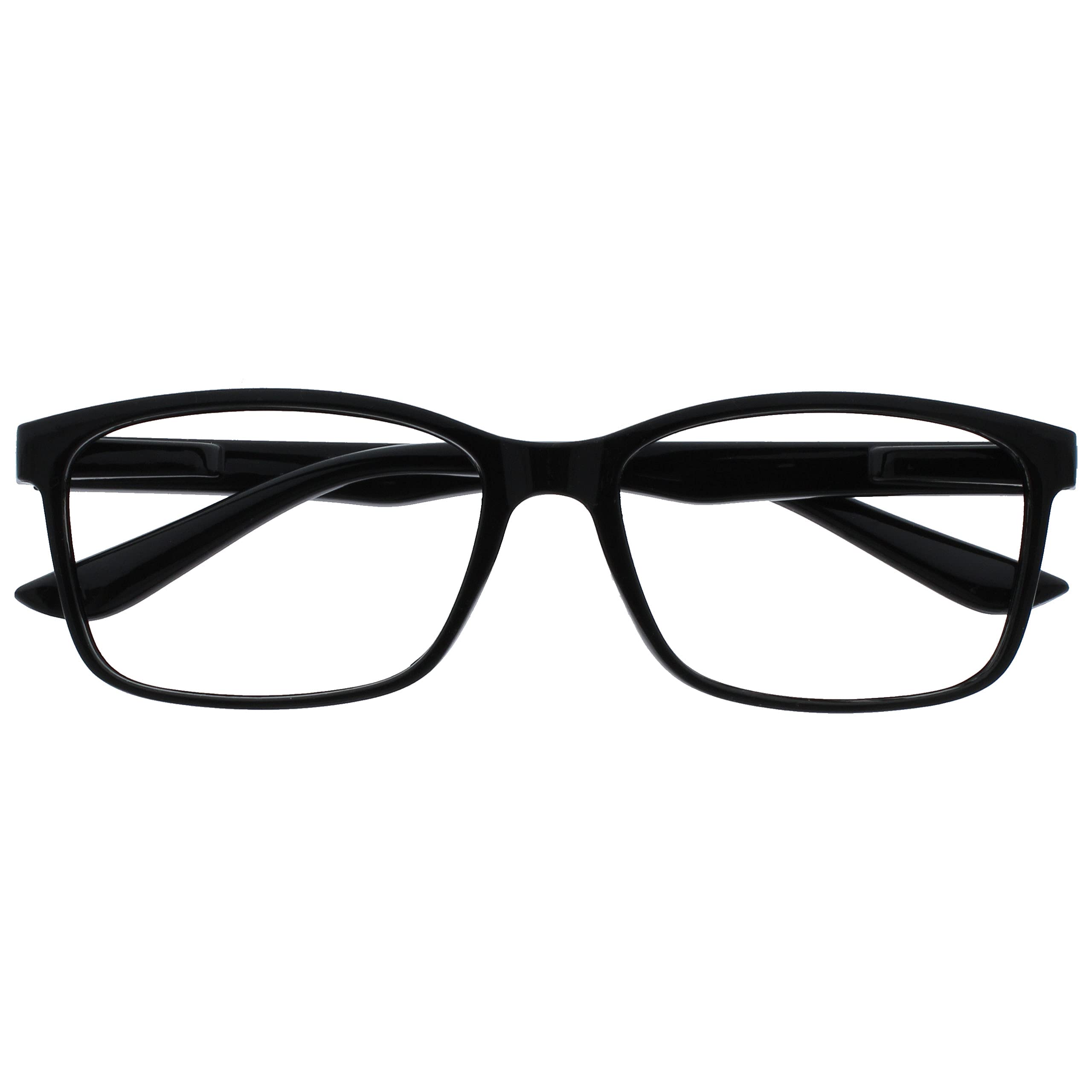 OPULIZE The Reading Glasses Company Black Readers Large Designer Style Mens Spring Hinges R83-1 +3.00 — image 1