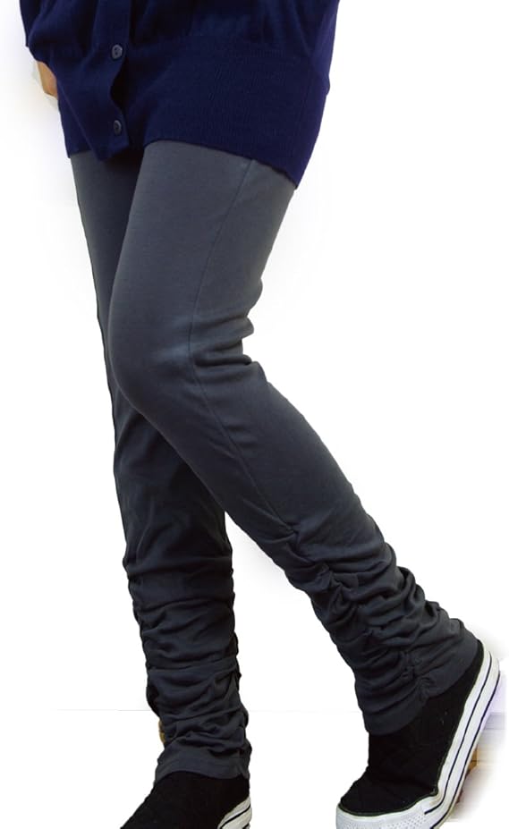 Amazon ケージービー K G B レギンス スパッツ 10分丈 裾くしゅくしゅ 綿 レディース グレー 4l ロングパンツ 通販