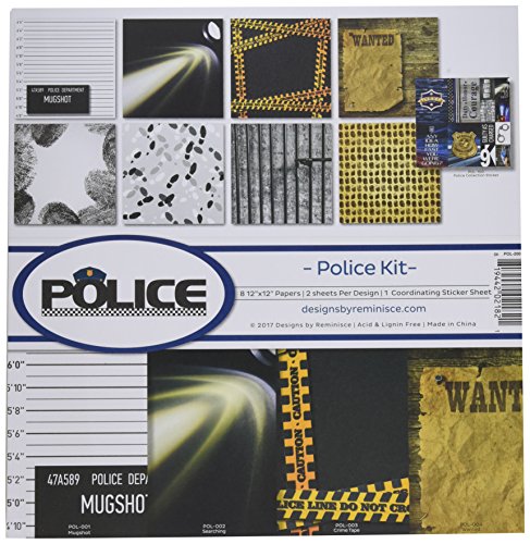 Reminisce Police Scrapbook Collection Kit