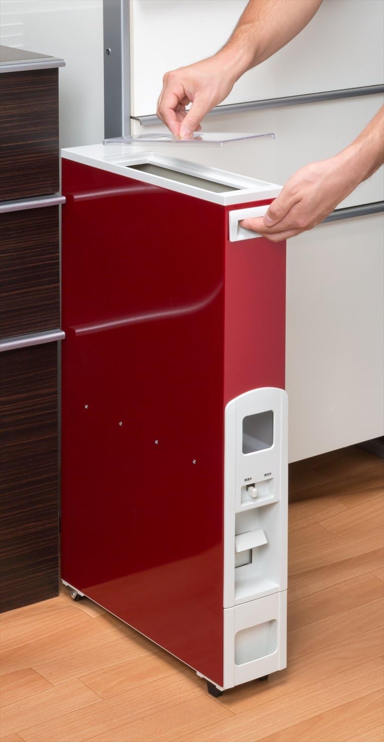 Amazon Co Jp マッキンリー Mckinley 米びつ スリムライスボックス 6kg ホットチェリー Srb006r ホーム キッチン